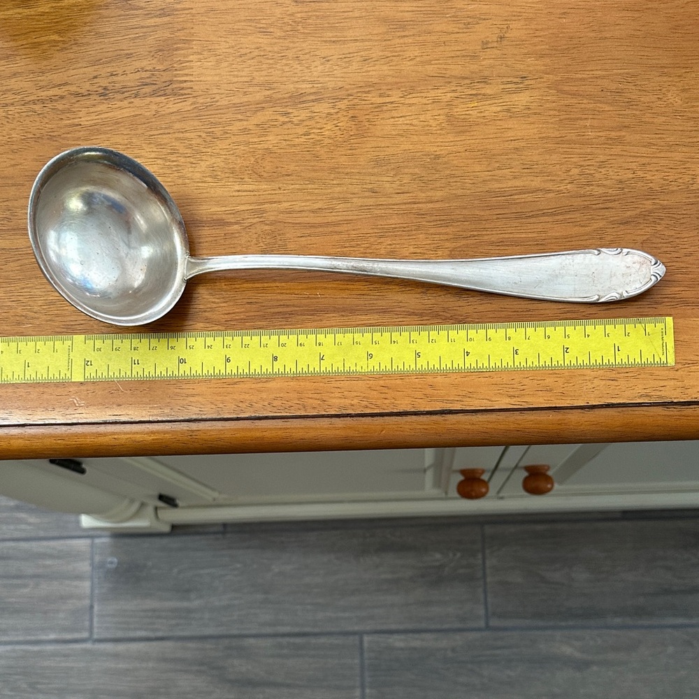 BMF 90 German Silver Plated Soup or Punch Ladle. No Monogram